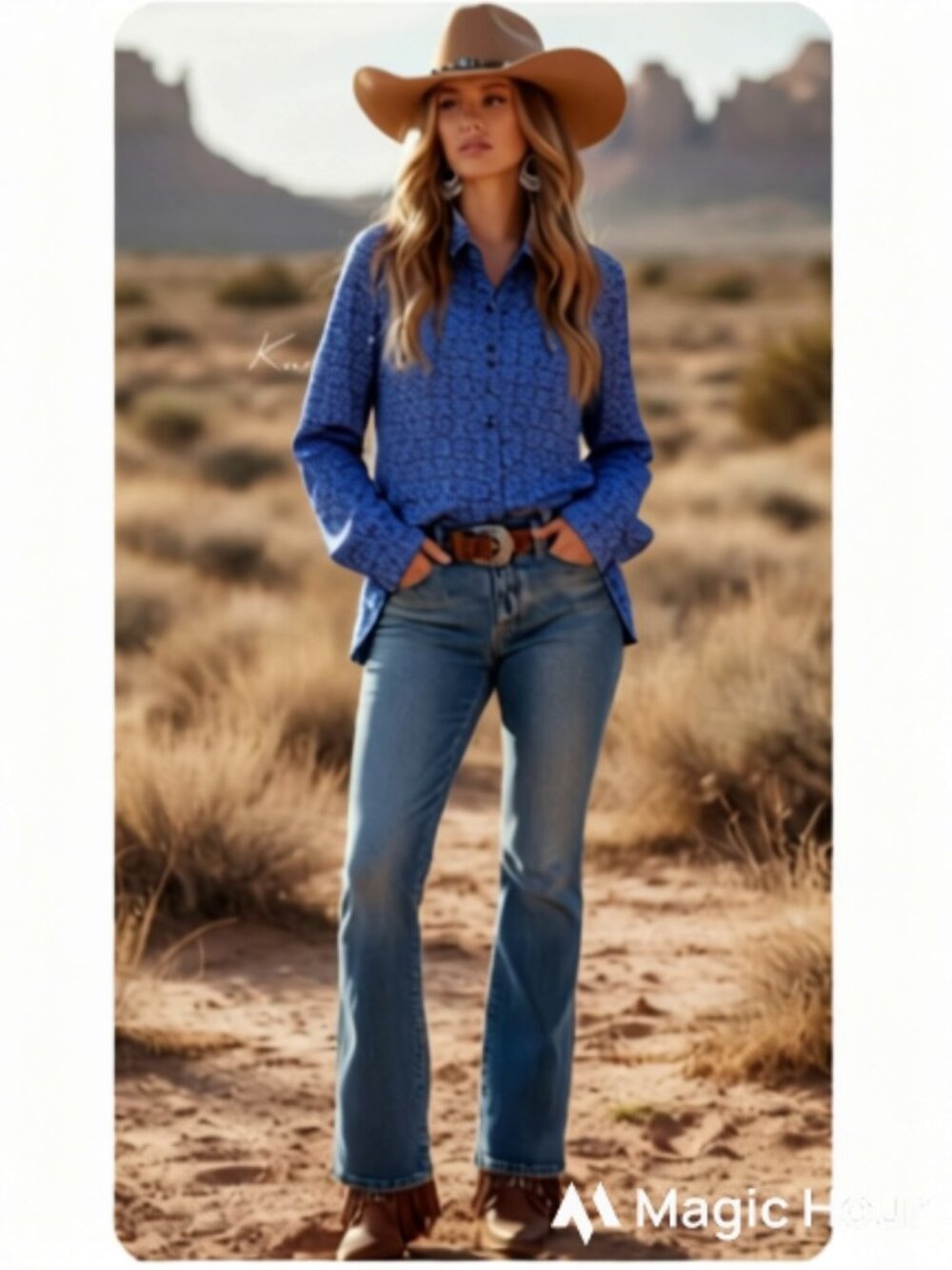 Tailored Tommy Hilfiger Long Sleeved Blue shirt